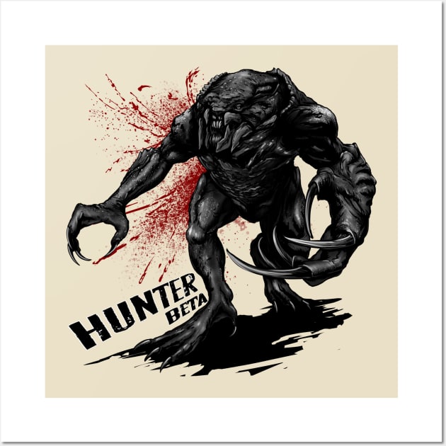 Resident Evil 3 remake Hunter Beta Wall Art by AndreyG